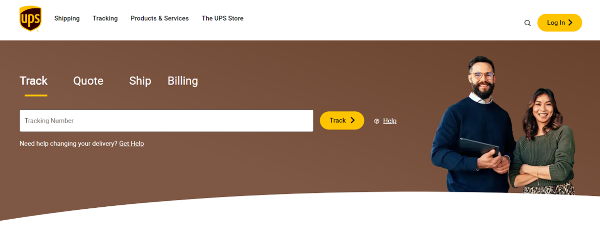 UPS Home Page